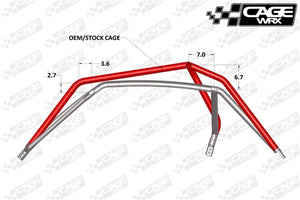 CageWRX Super Shorty Cage Kit - RZR XP 1000/XP Turbo